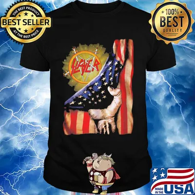 Slayer band american flag happy independence day shirt