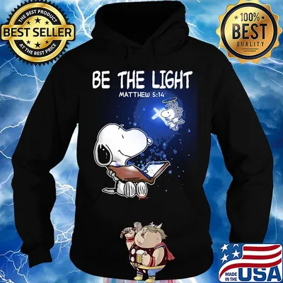 Snoopy and woodstock be the light matthew s Hoodie