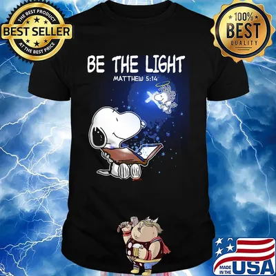 Snoopy and woodstock be the light matthew shirt