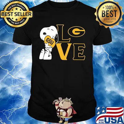 Snoopy hug heart love georgia state university shirt