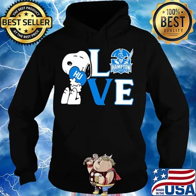 Snoopy hug heart love hampton pirates s Hoodie
