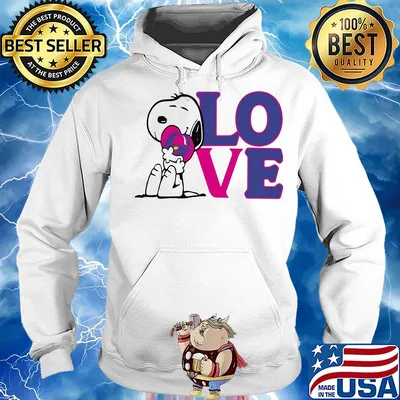 Snoopy hug heart love taco bell s Hoodie