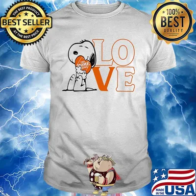 Snoopy hug heart love the home depot shirt
