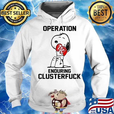 Snoopy hug tsc heart operation enduring clusterfuck s Hoodie
