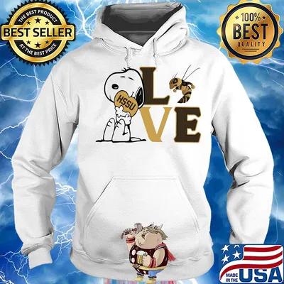 Snoopy love HSSU harris stowe state university athletics heart s Hoodie