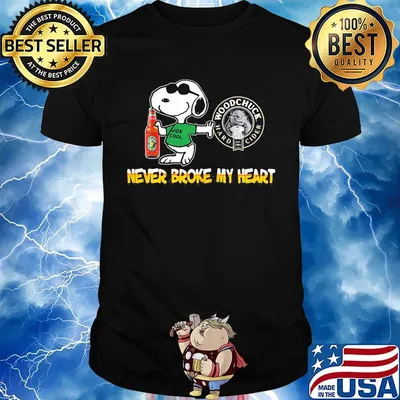 Snoopy sierra nevada beer never broke my heart shirt
