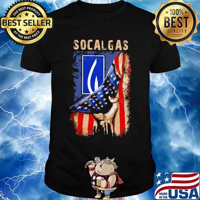 Socalgas american flag independence day shirt