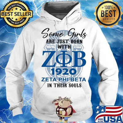 Some girls are just born with 1922 zeta phi beta in their souls s Hoodie