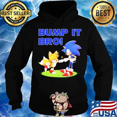 Sonic and tails bump it bro s Hoodie