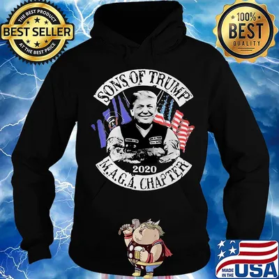 Sons of Trump M.A.G.A chapter 2020 American flag s Hoodie