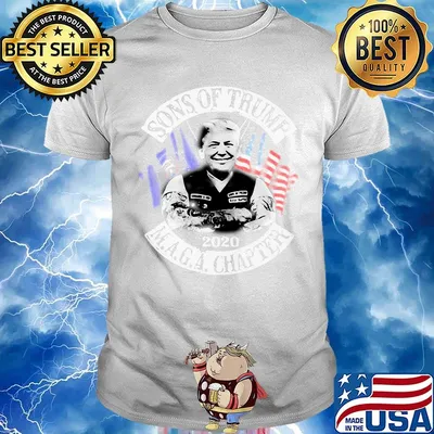 Sons of Trump M.A.G.A chapter 2020 American flag shirt