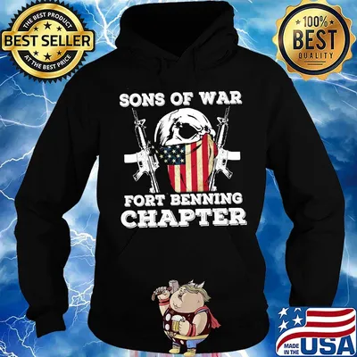 Sons of war fort benning chapter american flag independence day s Hoodie
