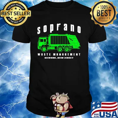 Soprano waste management newark new jersey shirt