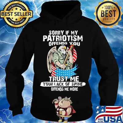 Sorry If My Patriotism Offends You Trust Me Your Lack Of Spine Offends Me More American Eagle Shirt Hoodie