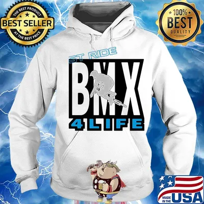 St ride BMX 4 life s Hoodie