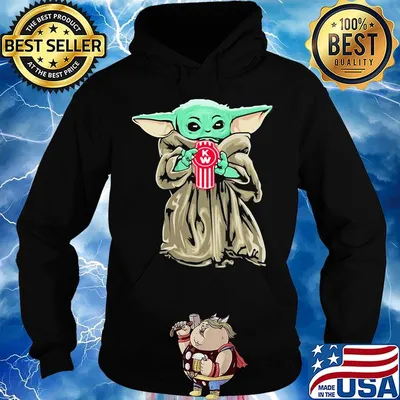 Star wars baby yoda hug kenworth logo s Hoodie