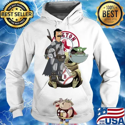 Star wars darth vader and baby yoda boston red sox s Hoodie