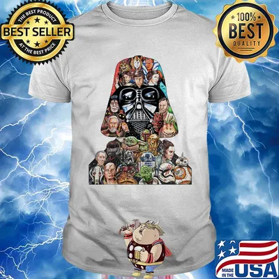 Star wars darth vader and characters shirt