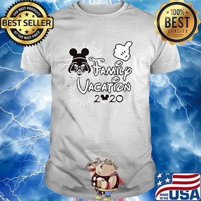 Star wars darth vader family vacation 2020 mickey mouse shirt
