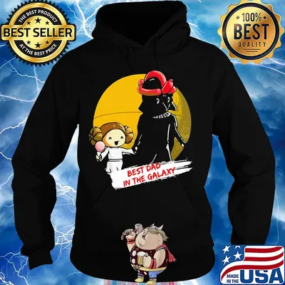 Star wars father & daughter best dad in the galaxy happy father's day s Hoodie