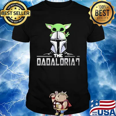 Star wars the dadalorian and baby yoda shirt