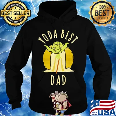 Star wars yoda best dad happy father's day vintage retro s Hoodie