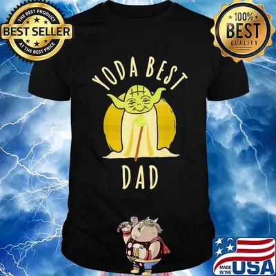 Star wars yoda best dad happy father's day vintage retro shirt