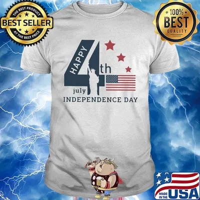 Statue of liberty america happy 4th july independence day shirt