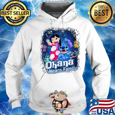Stitch and lilo ohana means family s Hoodie