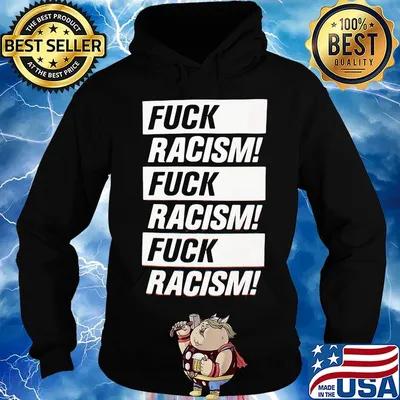 Stockholm fuck racism black s Hoodie