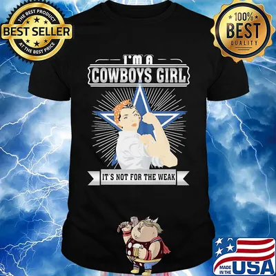 Strong woman i'm a dallas cowboys girl it's not for the wear shirt