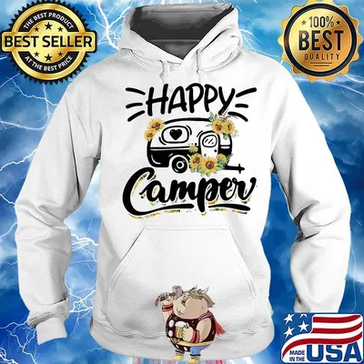 Sunflower camping happy camper s Hoodie