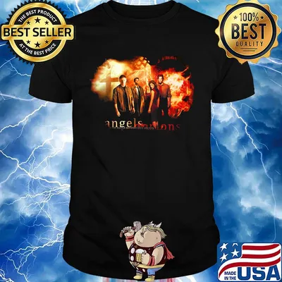 Supernatural angels seasons fire shirt