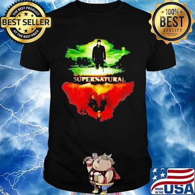 Supernatural water reflection mirror shirt