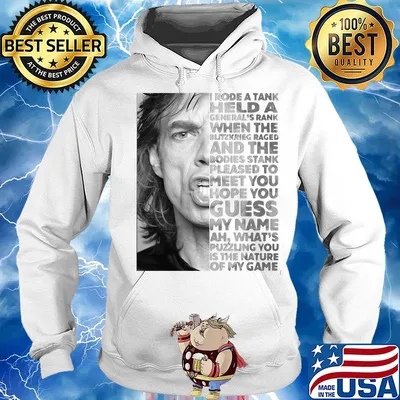 Sympathy for the devil i rode a tank held a general's rank when the blitzkrieg raged and the bodies stank s Hoodie