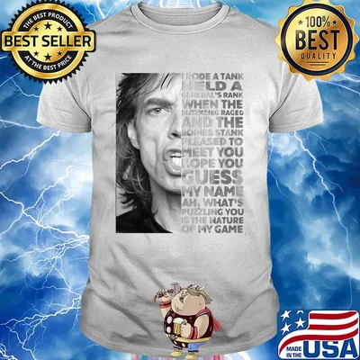 Sympathy for the devil i rode a tank held a general's rank when the blitzkrieg raged and the bodies stank shirt
