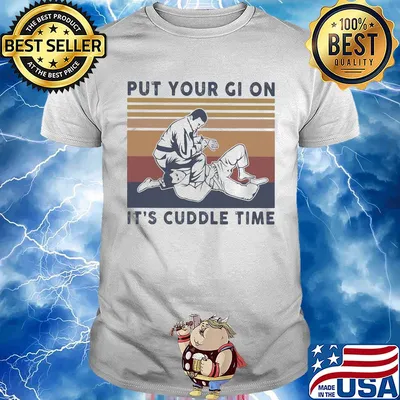 Taekwondo put your gi on it's cuddle time vintage shirt