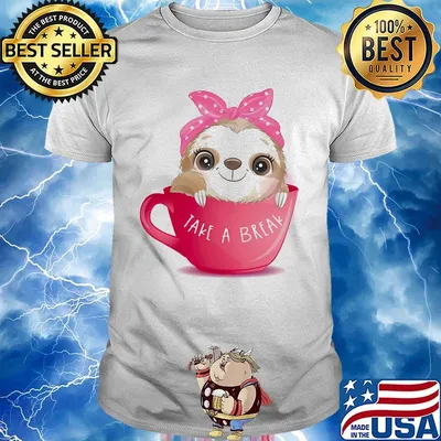 TAKE A BREAK DOG CUP PINK SHIRT