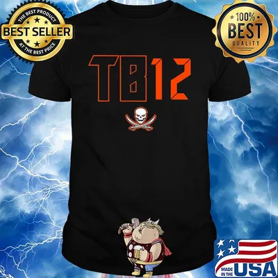 Tb tom brady 12 skull shirt