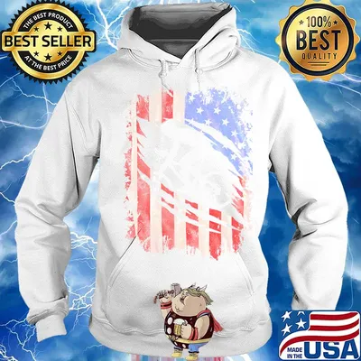 Tear Off Cycling American Flag Independence Day Shirt Hoodie