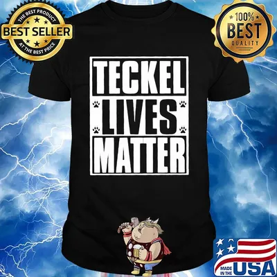 Teckel lives matter paws shrit