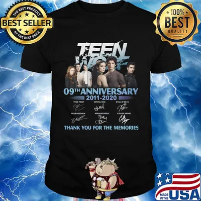 Teen wolf 09th anniversary 2011 2020 thank you for the memories signature shirt
