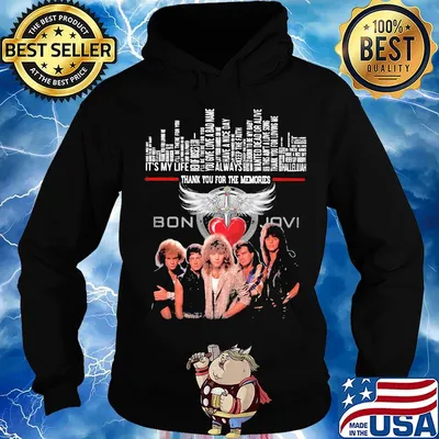 Thank you for the memories bon jovi band members s Hoodie