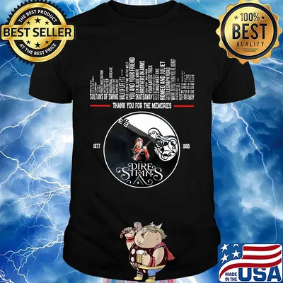 Thank you for the memories dire straits shirt