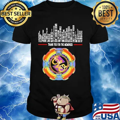 Thank you for the memories electric light orchestra shirt