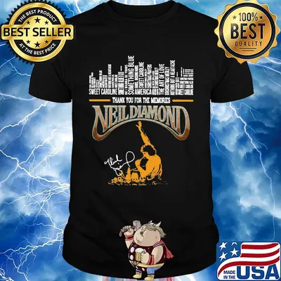 Thank you for the memories neil diamond signatures shirt