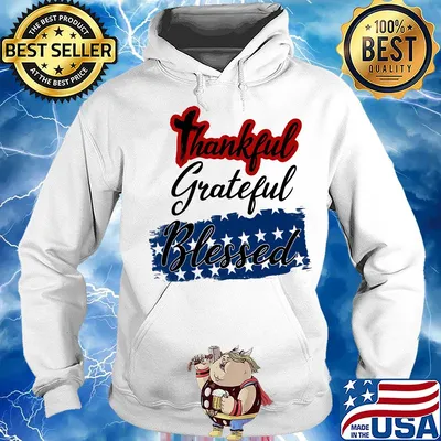 Thankful grateful blessed independence day s Hoodie