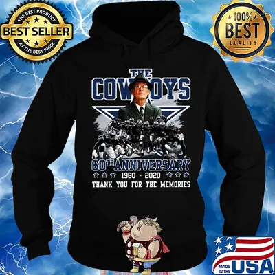 The cowboys 60th anniversary 1960 2020 thank you for the memories stars s Hoodie
