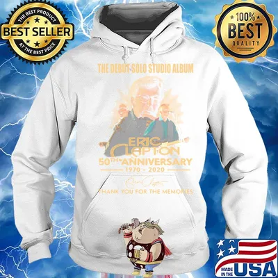 The debut solo studio album eric clapton 50th anniversary 1970 2020 thank you for the memories signatures s Hoodie
