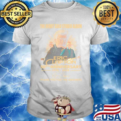 The debut solo studio album eric clapton 50th anniversary 1970 2020 thank you for the memories signatures shirt